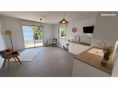 t2 en duplex de 60m2 refait à neuf + balcon + 2 parkings