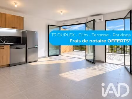 appartement 3 pièces 65 m²