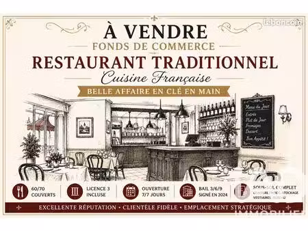 restaurant 120 m² melun