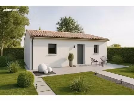 maison de 49.7 m² sur un terrain de 1326 m² à aslonnes en vienne (86)
