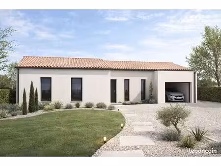 maison de 92.09 m² sur un terrain de 2350 m² à beaumont saint-cyr en vienne (86)