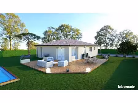 projet de construction d'une maison 75 m² avec terrain à courthezon (84)