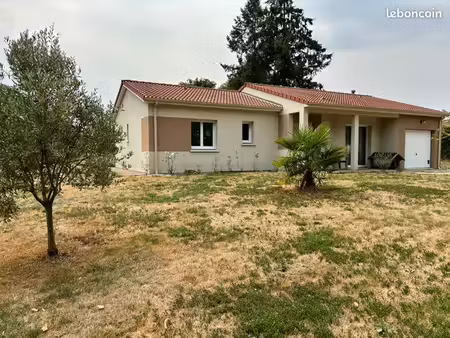 maison récente 96 m² – 3 chambres – terrain 1 968 m² – thouron