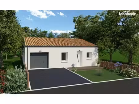 maison 2 chambres sur un terrain de 150 m² à la tranche-sur-mer