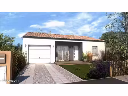 maison 2 chambres sur un terrain de 400 m² à angles