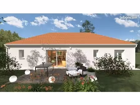 projet de construction d'une maison 85 m² avec terrain à saint-genest (03)