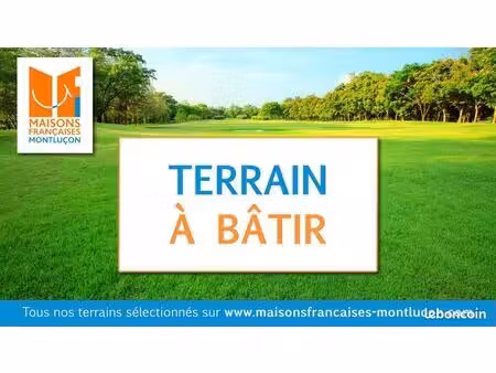 terrain à bâtir de 525 m² à yzeure (03)