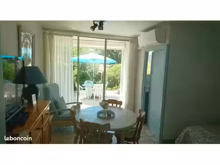 t1 meublé en rez-de-chaussée avec jardin