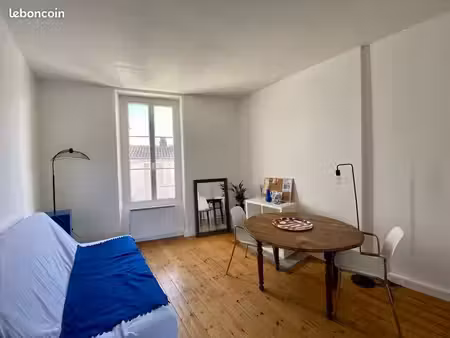t2 rénové 33m2 - centre-ville  quartier st-nicolas