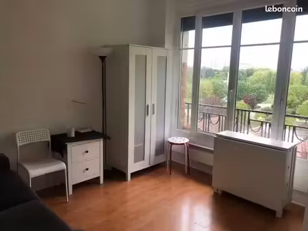 appartement studio 12 m2 meublé libre 75015