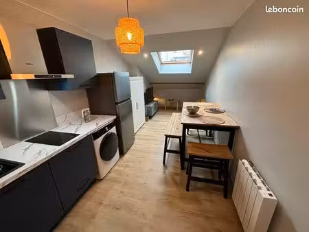 a louer : appartement meublé et équipé  idéal pour étudiant  saint-étienne