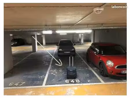 vends parking sous sol sécurisé gare sncf tours