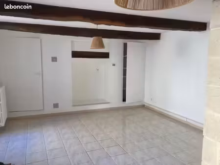 maison de village rénovée à seissan à louer