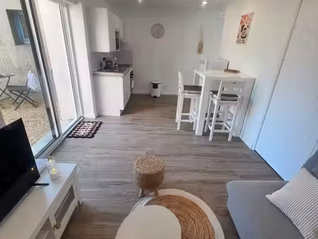 appartement t2 rez de chaussée meublé avec extérieur