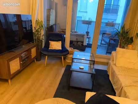 bagnolet limite paris 20e – t2 54 m² – loggia – parking – dpe b – résidence 2020