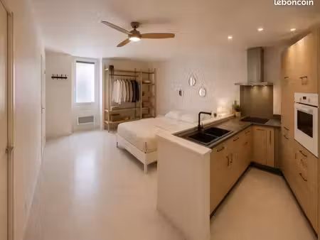 à louer – t1 meublé rénové – 28 m² – pamiers centre