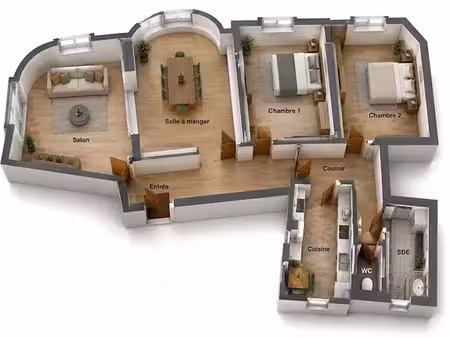 vente viager 4 pièces 87.48 m² à paris 18ème (75018)  740 000 €