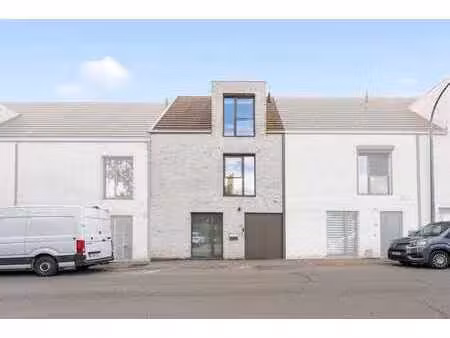 maison moderne et économe en énergie avec jardin à halle