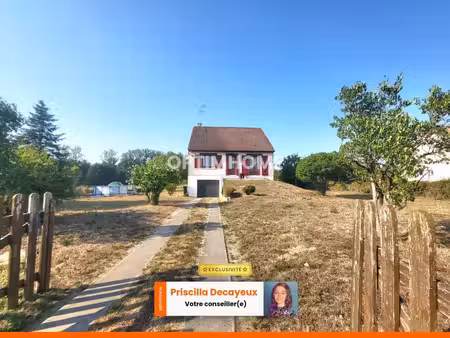 pavillon 88m² + sous-sol - 3 chambres - terrain 1500m² - 126 800€