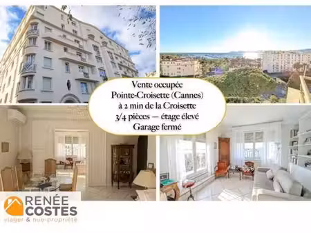 vente en nue propriété - f76 ans - cannes (06400)