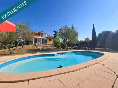 une superbe villa avec piscine et 2145m2 de terrain paysager  dans l’un des secteurs les p