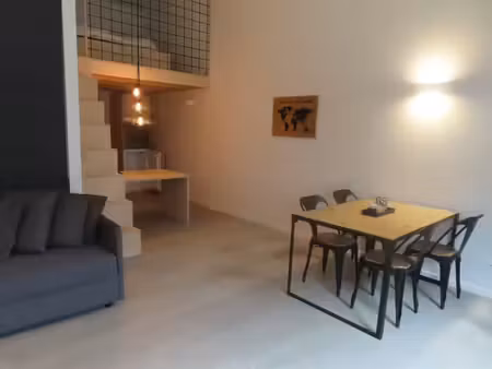 studio meublé avec mezzanine