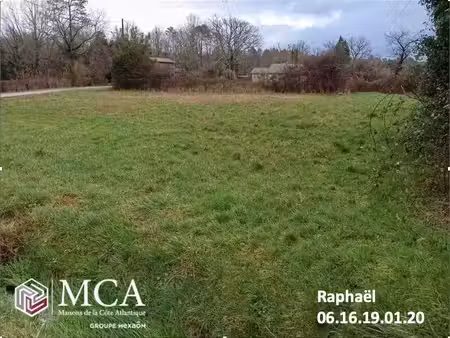 vente terrain 750 m² biganos (33380)
