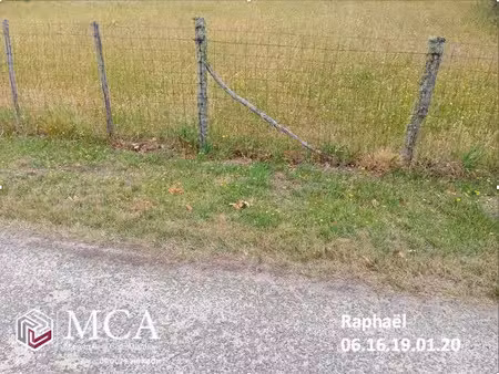 vente terrain 800 m² biganos (33380)