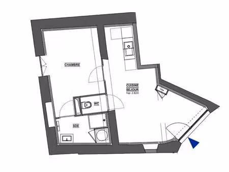 vente appartement 2 pièces 36 m² tarare (69170)