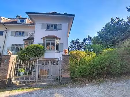 viager occupé sans rente : maison avec jardin à bruxelles