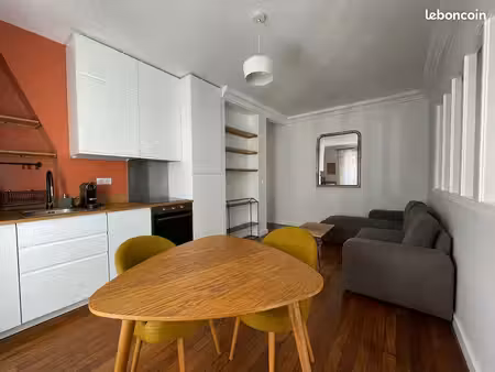 clichy centre – 3 pièces meublé 46 m²