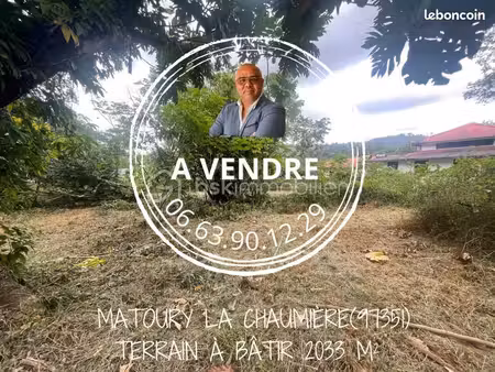 terrain 2 033 m² matoury