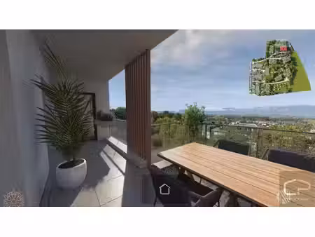 splendide attique de 109 m2 avec une terrasse de 60 m2 en ve