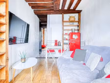 charmant 2 pièces meublé 33 m² – châtelet (paris 1er) – tout équipé  prêt à vivre