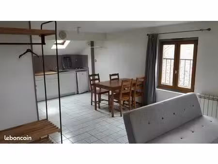 location studio meublé lens