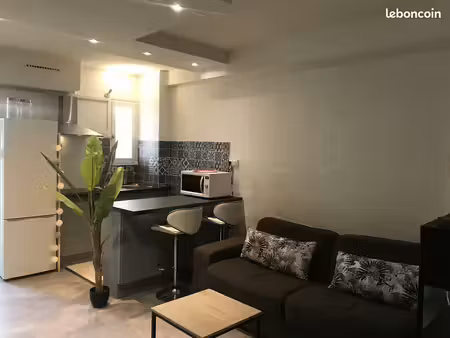 grand studio tout équipé 30m2