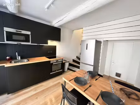 maison de ville meublée – 2 chambres + terrasse