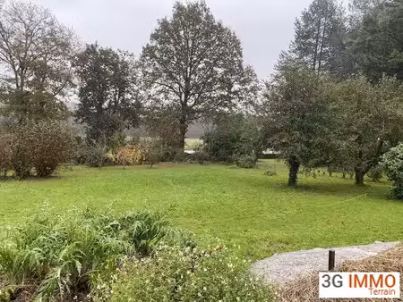 vente terrain à batir 1442 m² à camors (56330)  47 000 €