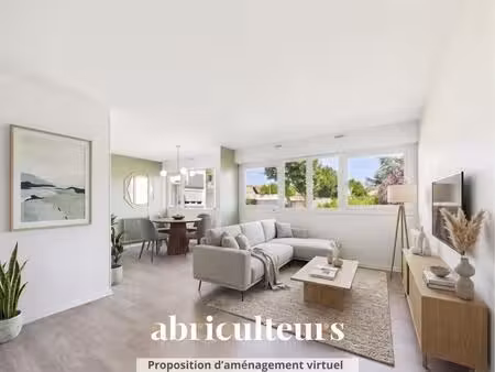 appartement traversant avec loggia  parking et cave en vente au plessis-bouchard 95130