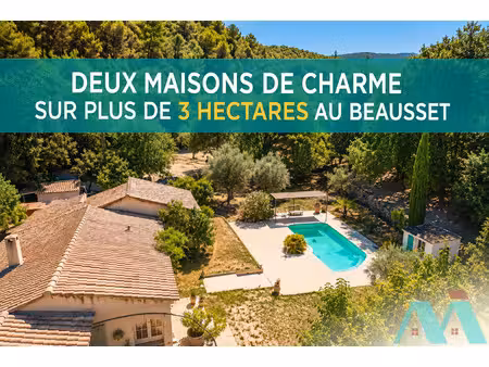 propriété d'exception sur 3ha - deux maisons t3 et t5 - pisc
