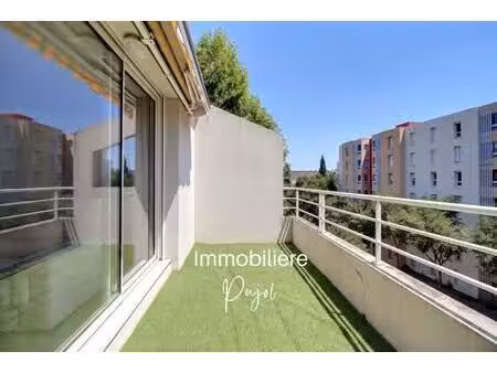 la pomme 13011 - t2 meublé  climatisé avec terrasse et parking