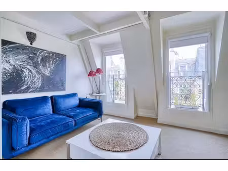 location meublée appartement 1 pièce 23 m² à paris 16ème (75016)  1 550 €