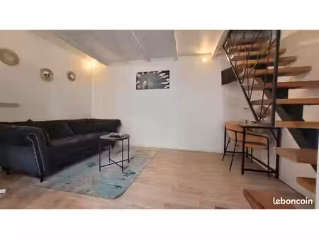 joli duplex meublé avec clim