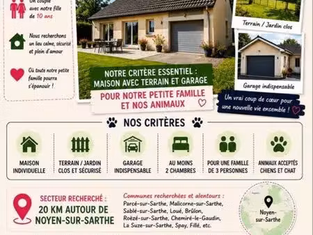 recherche maison noyen sur sarthe