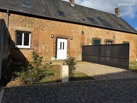 maison meublée  2 chambres  saint-aubin-des-bois (chazay) - 15 minutes chartres  gare pour