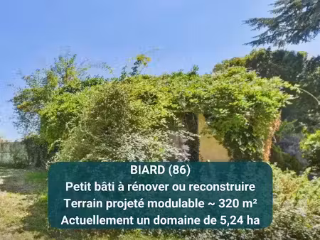 vente maison 26 m² à biard (86580)  40 000 €