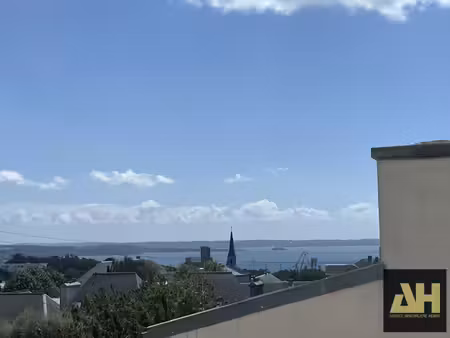 brest - st michel ponchelet - t1 bis de 28.42m² meuble - dernier etage