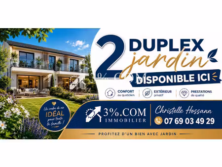 3%.com-- 2 duplex jardin à roeschwoog
