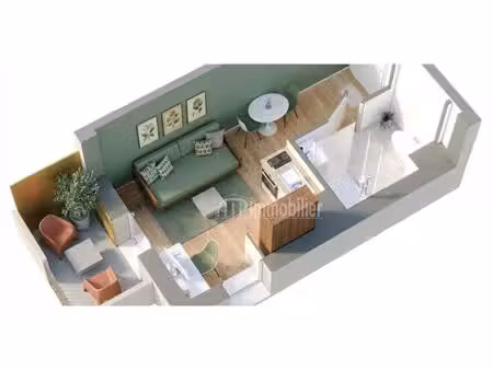 appartement - 22m ²