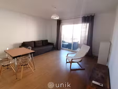 t2 meublé + climatisation - 47.22m2 + terrasse et balcon